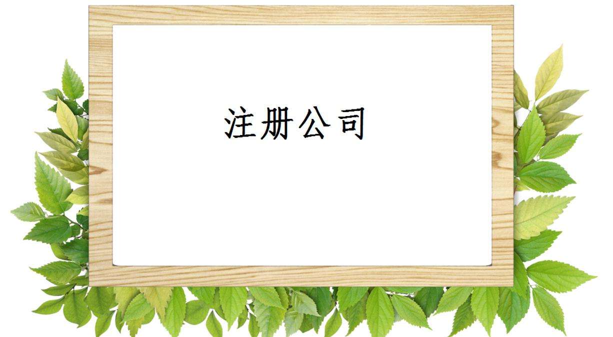 公司注冊流程